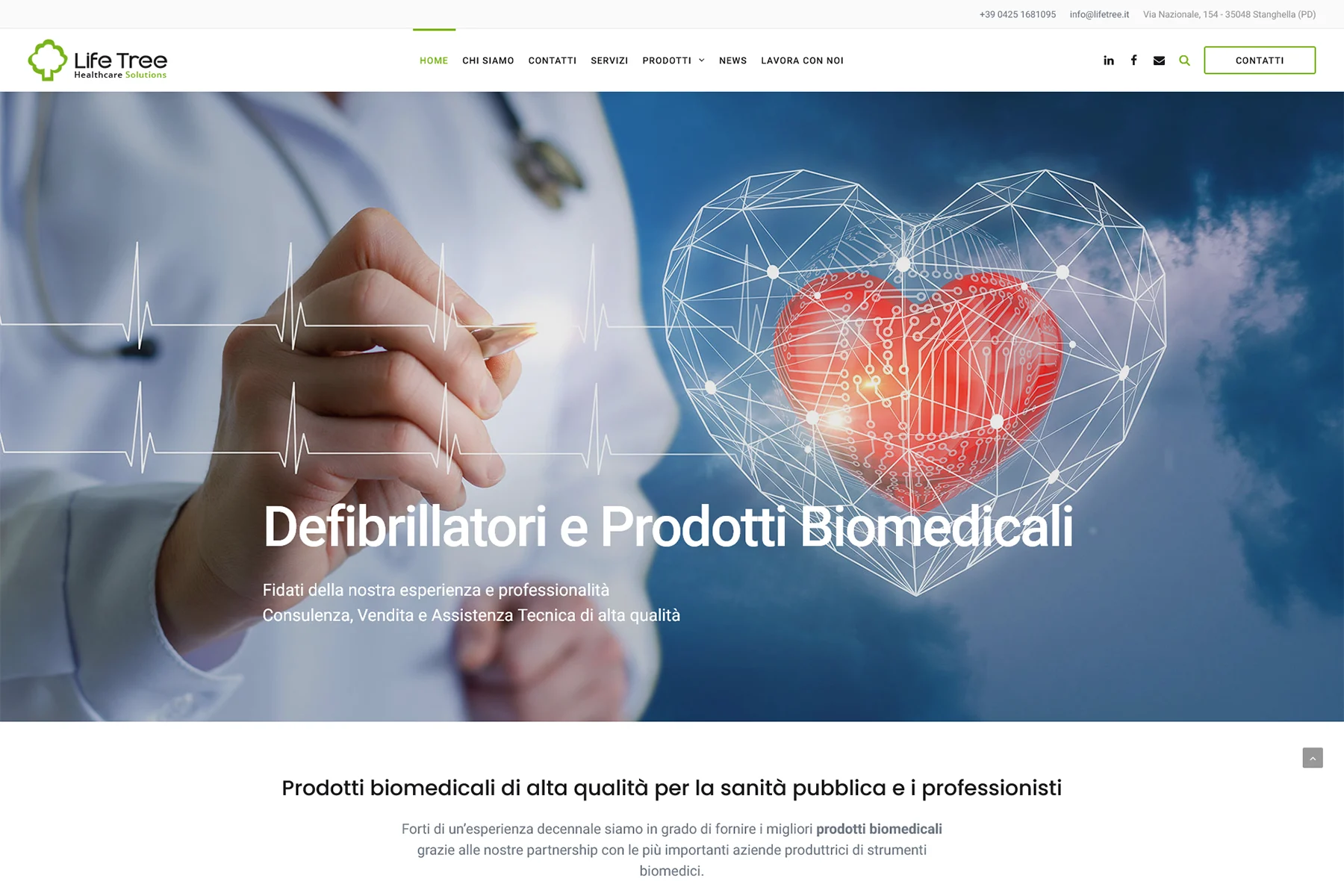 Lifetree Defibrillatori E Prodotti Biomedicali Stanghella Padova